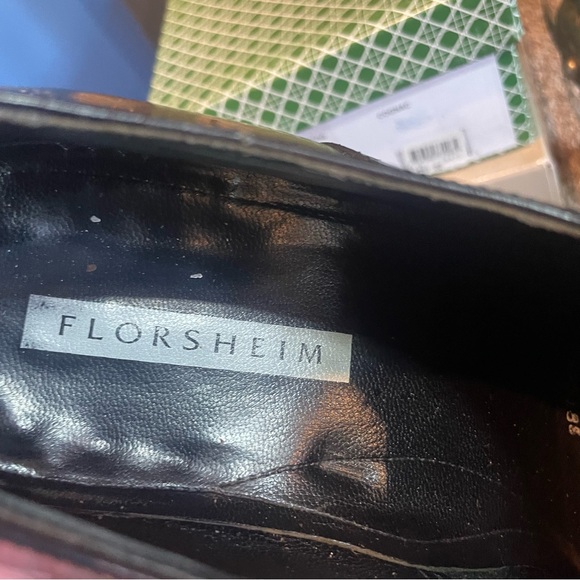 Florsheim Black Leather Size 11 #506185 Oxford Shoe - Picture 7 of 13